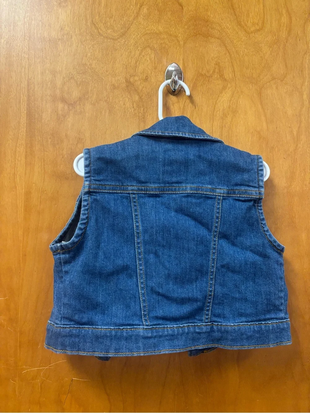 Gymboree Girls Blue Denim Vest with Button Front